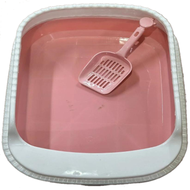 Cat Litter Box Large Pink image