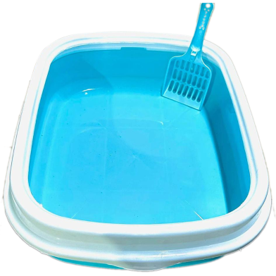 Cat Litter Box With Scoop Medium image