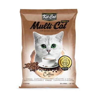 Cat Litter Kit Cat Multi-Cat Coffee 30L image
