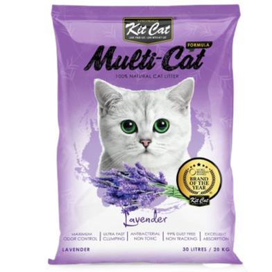 Cat Litter Kit Cat Multi-Cat Lavender 30L image