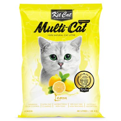 Cat Litter Kit Cat Multi-Cat Lemon 30L image