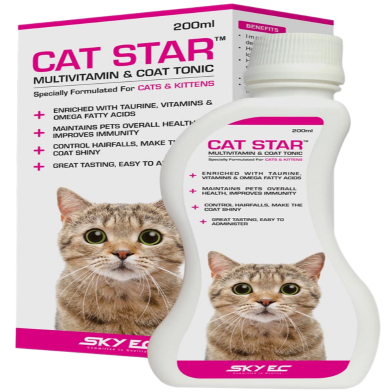 Cat Star Multi Vitamin and Coat Tonic For Cats And Kittens image