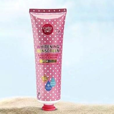 Cathy Doll SPF 50 Whitening Sunscreen L-glutathione Magic Cream - 60ml image