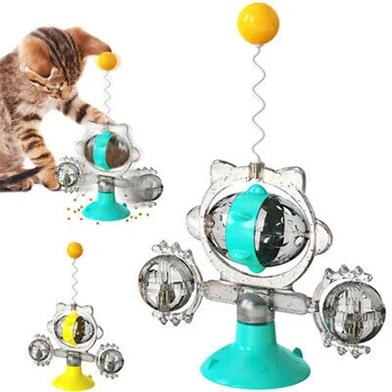 Cats Interactive Pinwheel Toy Rotatable for Cats Pets Training Indoor image