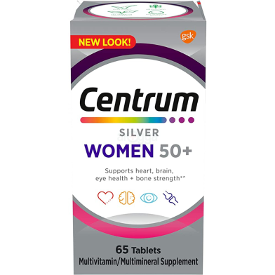 Centrum Silver Multivitamin For Women Women 50 plus 65 Tablets image