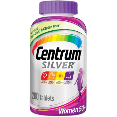 Centrum Silver Multivitamin For Women (Women 50 plus ) – 200 Tablets image