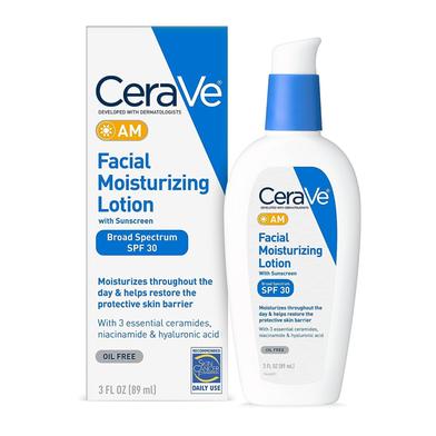 CeraVe AM Facial Moisturizing Lotion with Sunscreen 89ml image