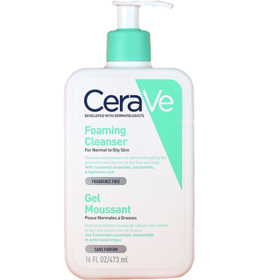 CeraVe Foaming Facial Cleanser For Normal To Oily Skin 473ml image