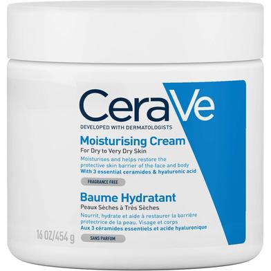CeraVe Moisturizing Cream 454g UK Version (Dry To Very Dry) image