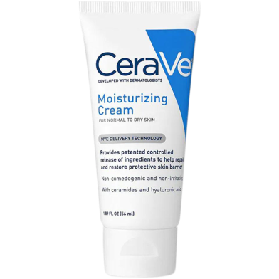 CeraVe Moisturizing Cream For Normal To Dry Skin - 56ml image