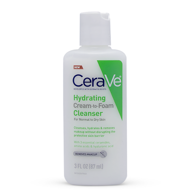 Cerave Hydrating Cream To Foam Cleanser 87ml image