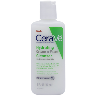 Cerave Hydrating Cream To Foam Cleanser 87ml image