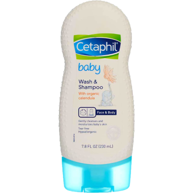 Cetaphil Baby Wash and Shampoo 230 ml Face and Body image