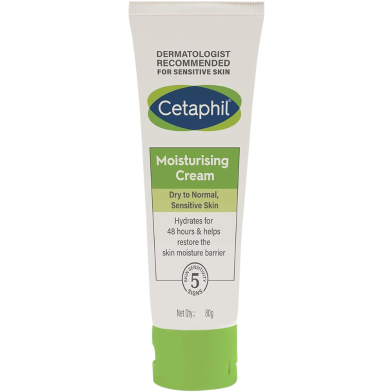 Cetaphil Moisturising Cream (Dry To Normal Sensitive Skin) 80g image