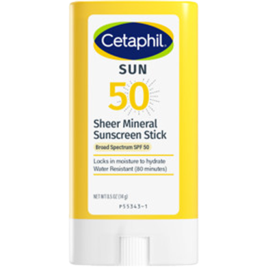 Cetaphil Sheer Mineral Sunscreen Stick SPF-50 14 gm image