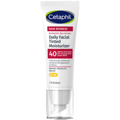 Cetaphil Skin Redness Daily Facial Tinted Moisturizer Sunscreen AM SPF40 50 ml image
