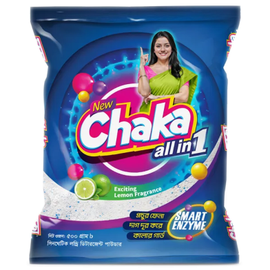 Chaka Washing Powder New (All in 1) - 500 gm image