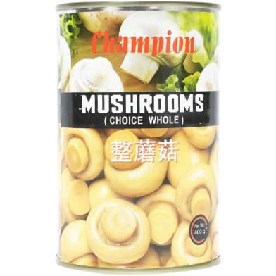 Champion Whole Mushroom Can 400 g China image