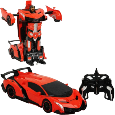 Changeable force ares radio control deform robot remote control car with battery USB cable for kids image