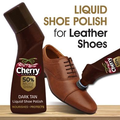 Cherry Liquid Shoe Polish 75ml Dark Tan image
