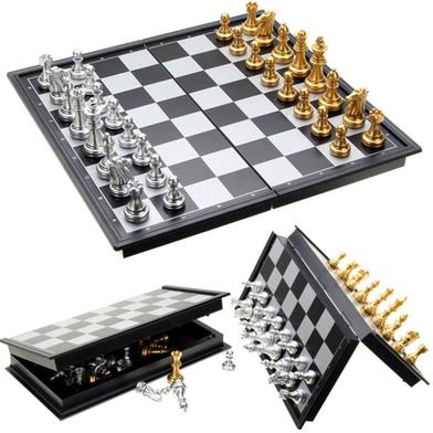Cb games Magnetic Chess 23x17x3 cm Board Game Silver