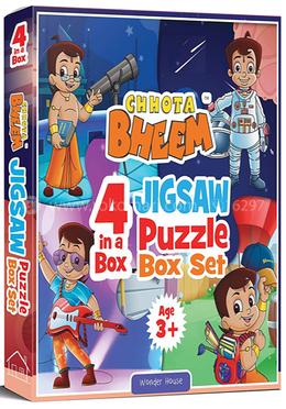 Chhota Bheem Jigsaw Puzzle Box - 4 in 1 Box Set image