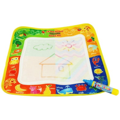 Children's Color Doodle Drawing Mat Painting and Writing image