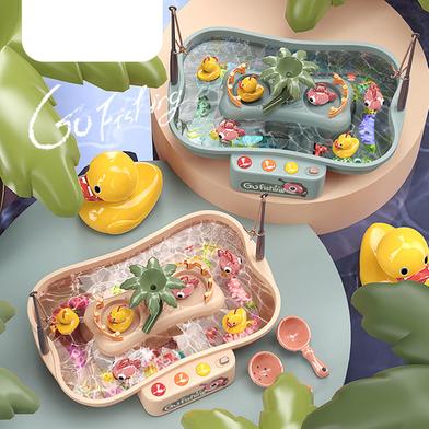 Kids Childrens Go Fishing Hook a Duck/Stocking Filler Game Toy/Fishing Game  Toy Set/Music Water Table Floating Fish and Ducks with Swirl Water Pond and  Fishing Pole Water Play Set : : Toys