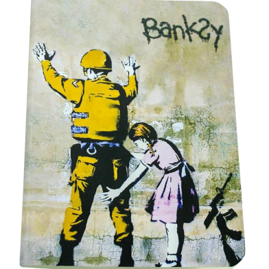 Chinatar Khorak Small Notebbok: Banksy image