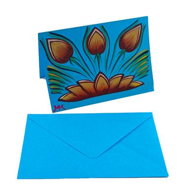 Chintar khorak Greeting Cards (Double) image