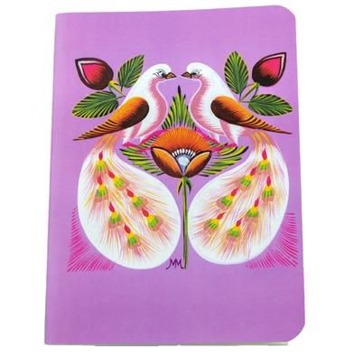 Chintar khorak Small Notebook: Riksha art (Peacock) image