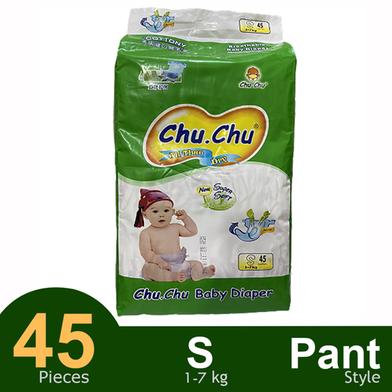 Chu Chu Pants System Baby Diapers (S Size) (45Pcs) image