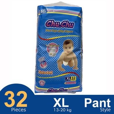 Chu Chu Pants System Baby Diapers (XL Size) (13-20kg) (32Pcs) image