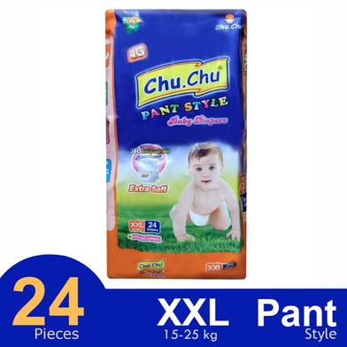 Chu Chu Pants System Baby Diapers (XXL Size) (15-25kg) (24Pcs) image