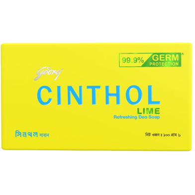 Cinthol Lime Refreshing Deo Soap 100g image