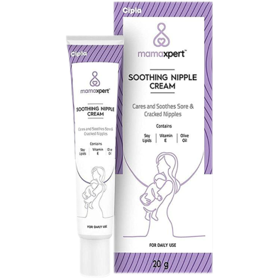 Cipla Mamaxpert Soothing Nipple Cream 20gm image