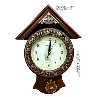 Citisun Wall Clock - Black - Citisun 48P Brown image