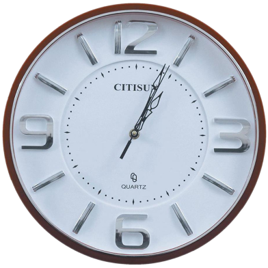 Citisun Wall Clock - Brown and White - Citisun 50 image