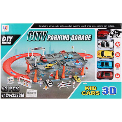 City parking garage diy assembly 43 pcs image