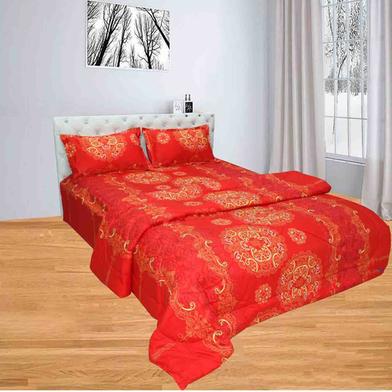 Classical HomeTex Double Star Comforter 4 Pcs Set image