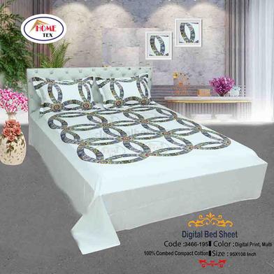 Classical Hometex Digital Panel Bed Sheet image