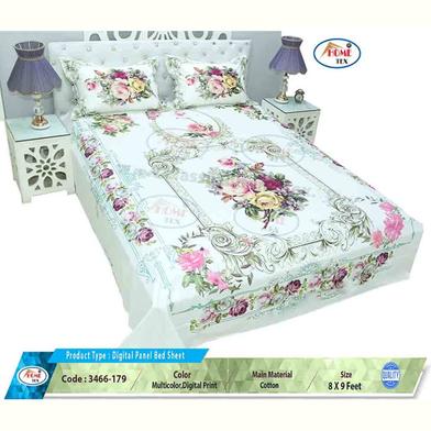 Classical Hometex Digital Panel Bed Sheet image