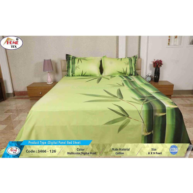 Classical Hometex Digital Panel Bed Sheet image