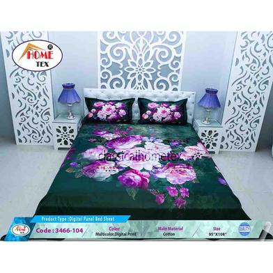 Classical Hometex Digital Panel Bed Sheet image