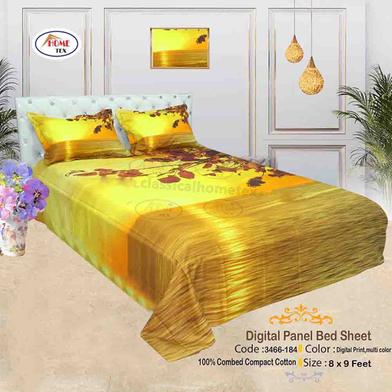 Classical Hometex Digital Panel Bed Sheet image