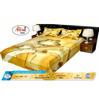 Classical Hometex Digital Panel Bed Sheet image