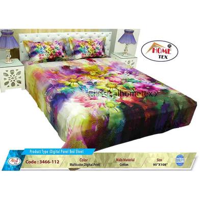 Classical Hometex Digital Panel Bed Sheet image