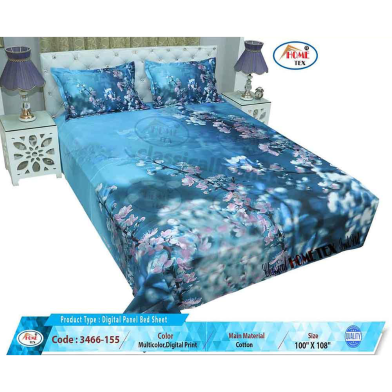 Classical Hometex Digital Panel Bed Sheet image