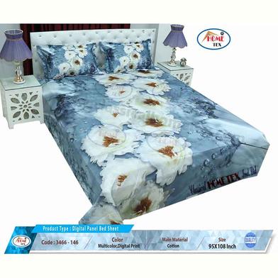 Classical Hometex Digital Panel Bed Sheet image