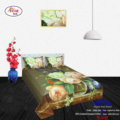 Classical Hometex Digital Panel Bed Sheet image